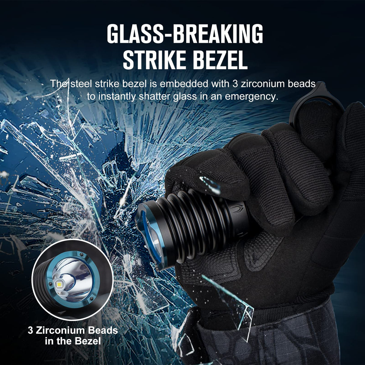 OLIGHT Warrior X 3 LED Linterna Práctica Recargable Linterna Potente Linterna Táctica Militar 2500 Lúmenes Brillante Linterna de Trabajo Flashlight Policial Linterna Impermeable Luz Caza Rescate