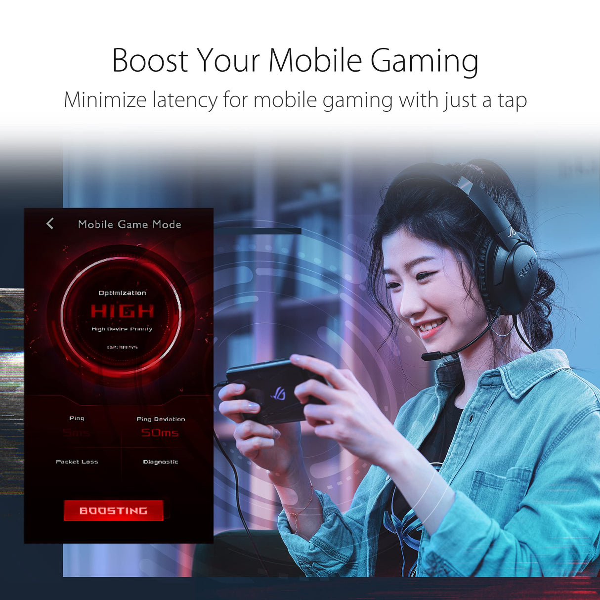 ASUS ROG STRIX GS-AX5400 - Router Wi-Fi 6 de doble banda para gaming, compatible con PS5 y juegos móviles, VPN Fusion, Instant Guard, Gear Accelerator, puerto de gaming, QoS adaptable, y Aura RGB