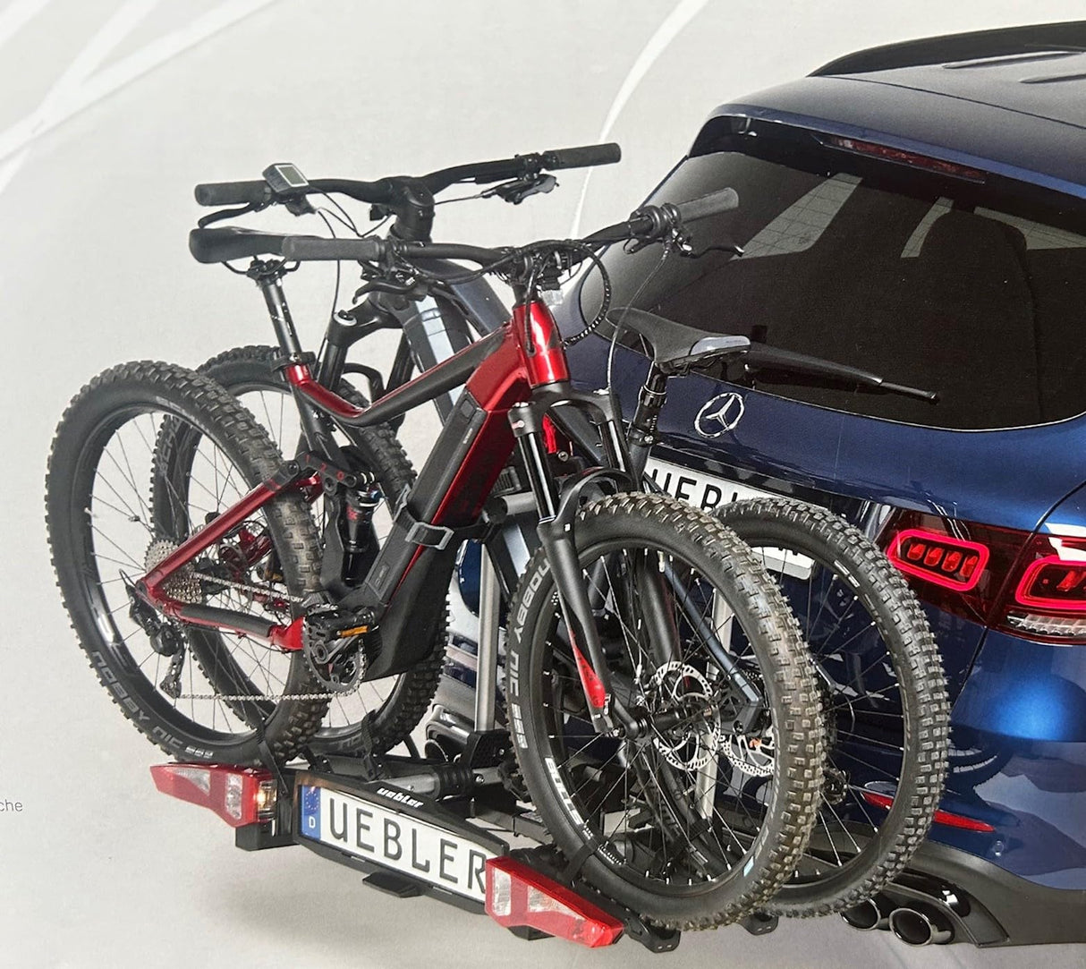 Uebler i21z AHK - Portabicicletas con Correa Dentada para 2 Ruedas/Ebikes