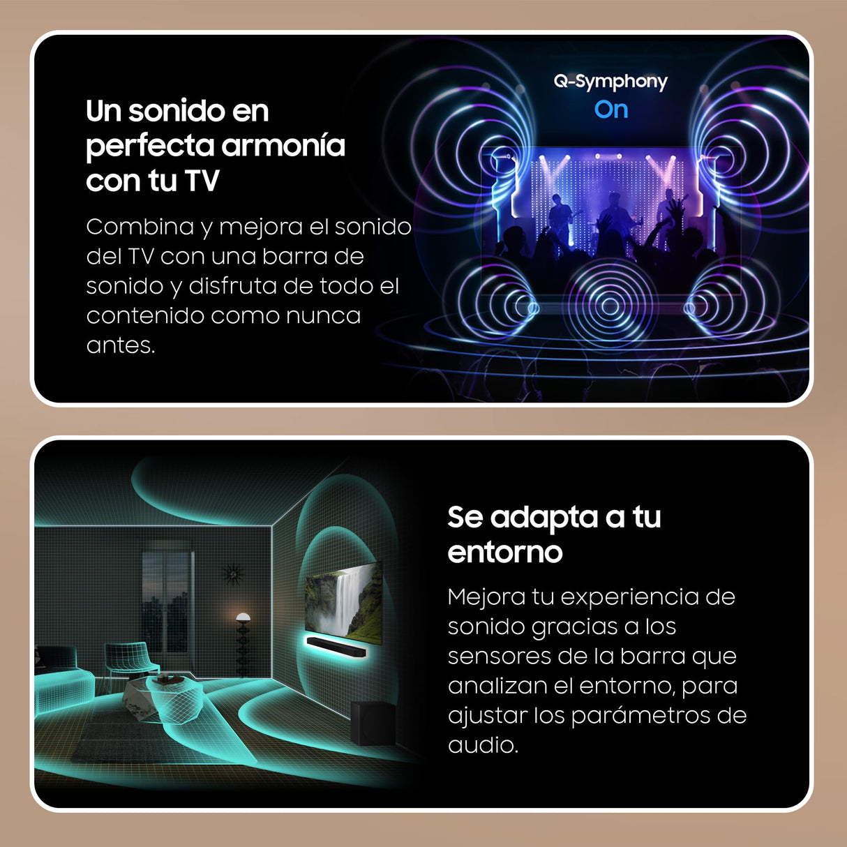 SAMSUNG Barra de Sonido HW-Q930D/ZF 2024 - Dolby Atmos inalámbrico, Q-Symphony, 9.1.4 Canales, SpaceFit Sound Pro y Compatible con asistentes de Voz
