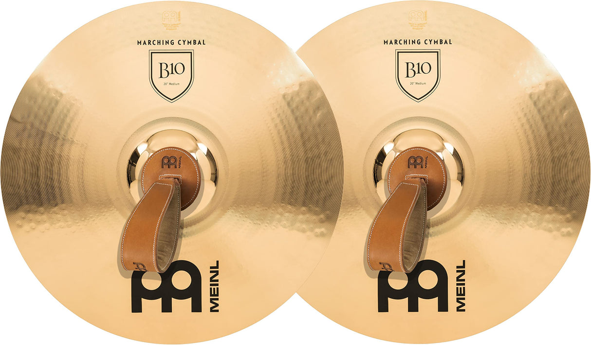 Meinl 50.8 cm B10 bronce tamaño mediano par Cymblas marchas