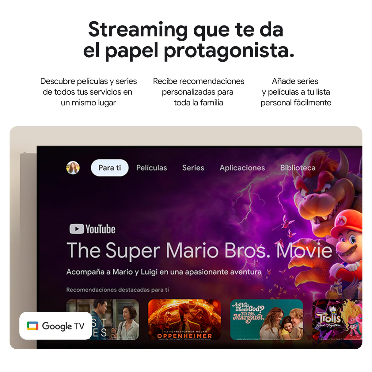 Google TV Streamer 4K - Streaming rápido de Entretenimiento en 4K con HDR - Porcelana