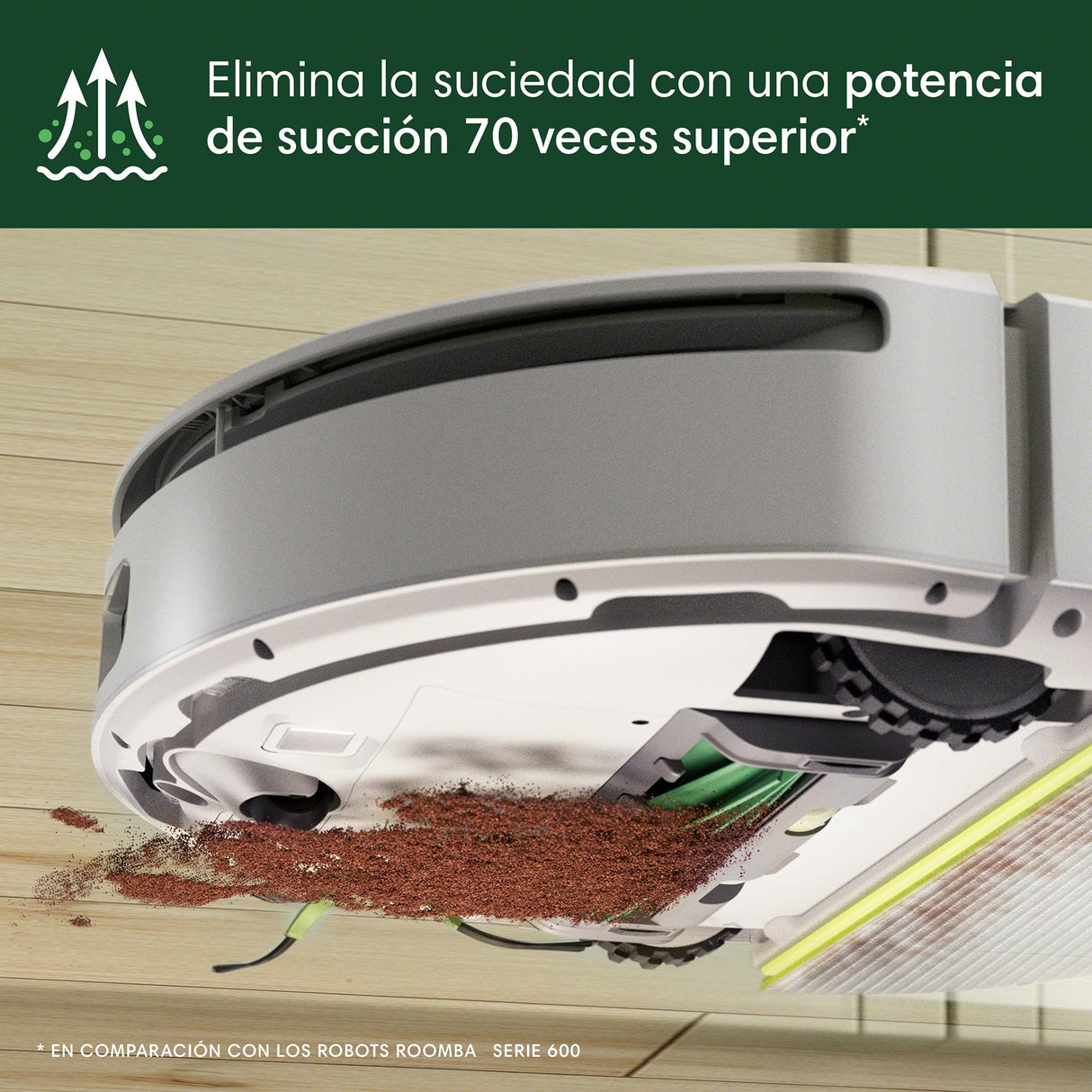 iRobot Roomba 205 DustCompactor Combo robot, Compacta la suciedad en interior, Autonomía de 60 días sin vaciar el robot, Succión potente y alto rendimiento, Navegación LiDAR,Limpieza multisuperficie_B