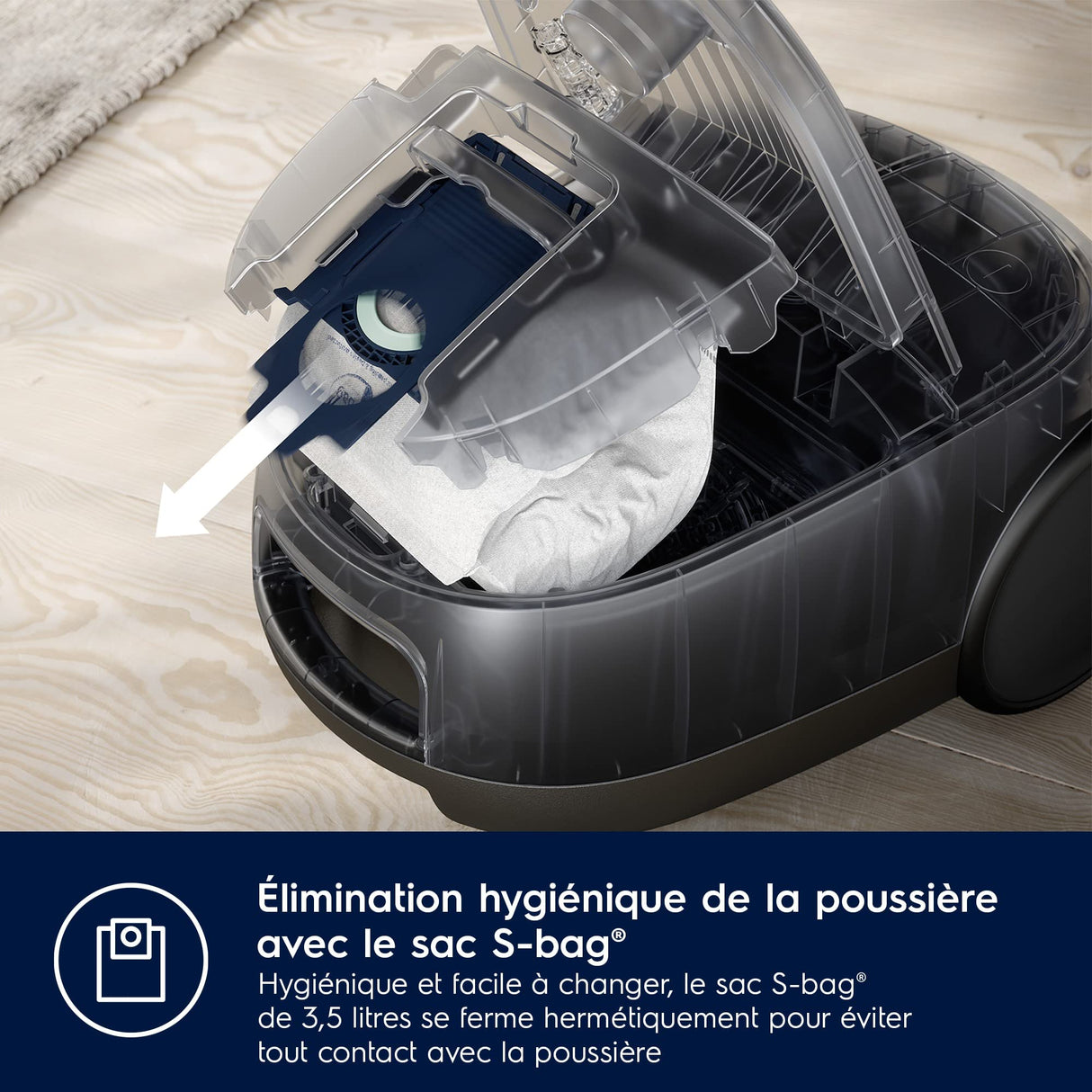 Electrolux EB61C4OG Aspirador Trineo con Bolsa, Ocean Green