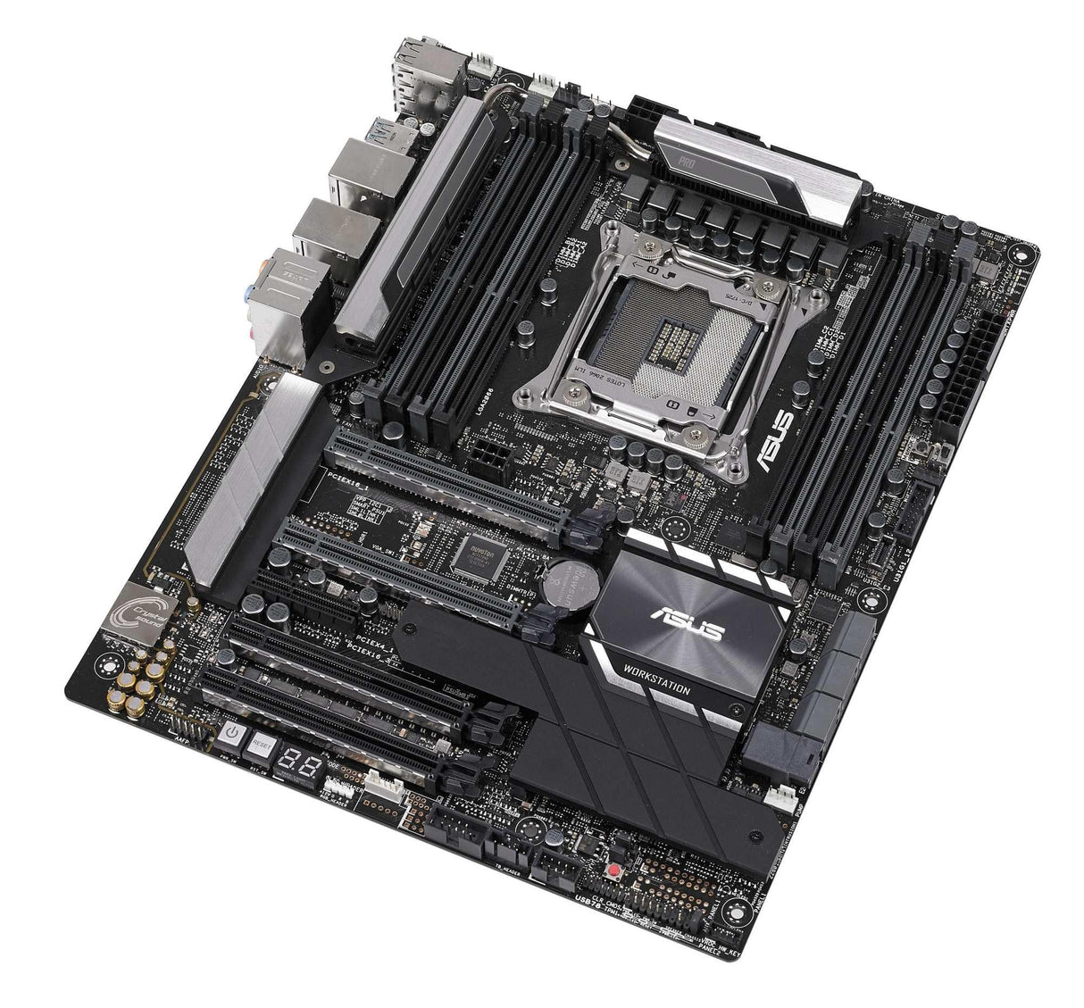 Asus Workstation Board - Placa base Intel LGA 2066 ATX con DDR4 4133MHz, dual M.2 y M.2 heatsink, U.2, conector USB 3.1 Gen 2