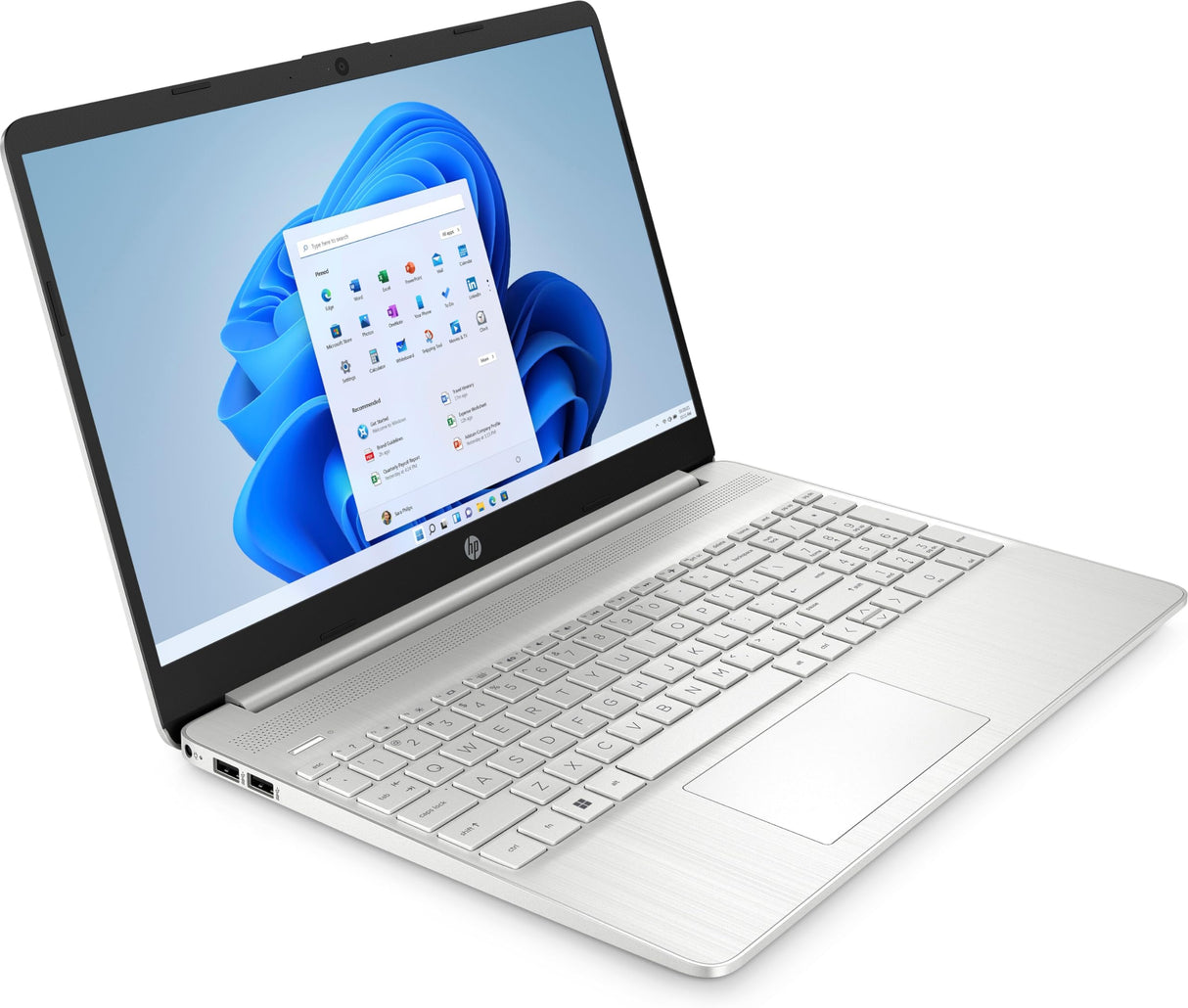 HP 15s-fq5054ns - Ordenador portátil de 15.6" Full HD (Intel Core i7-1255U, 16GB RAM, 512GB SSD, Intel Iris Xe Graphics, Windows 11 Home) Plata - Teclado QWERTY Español