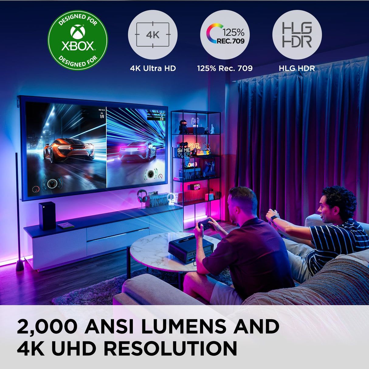 Proyector ViewSonic X2-4K Multicolor