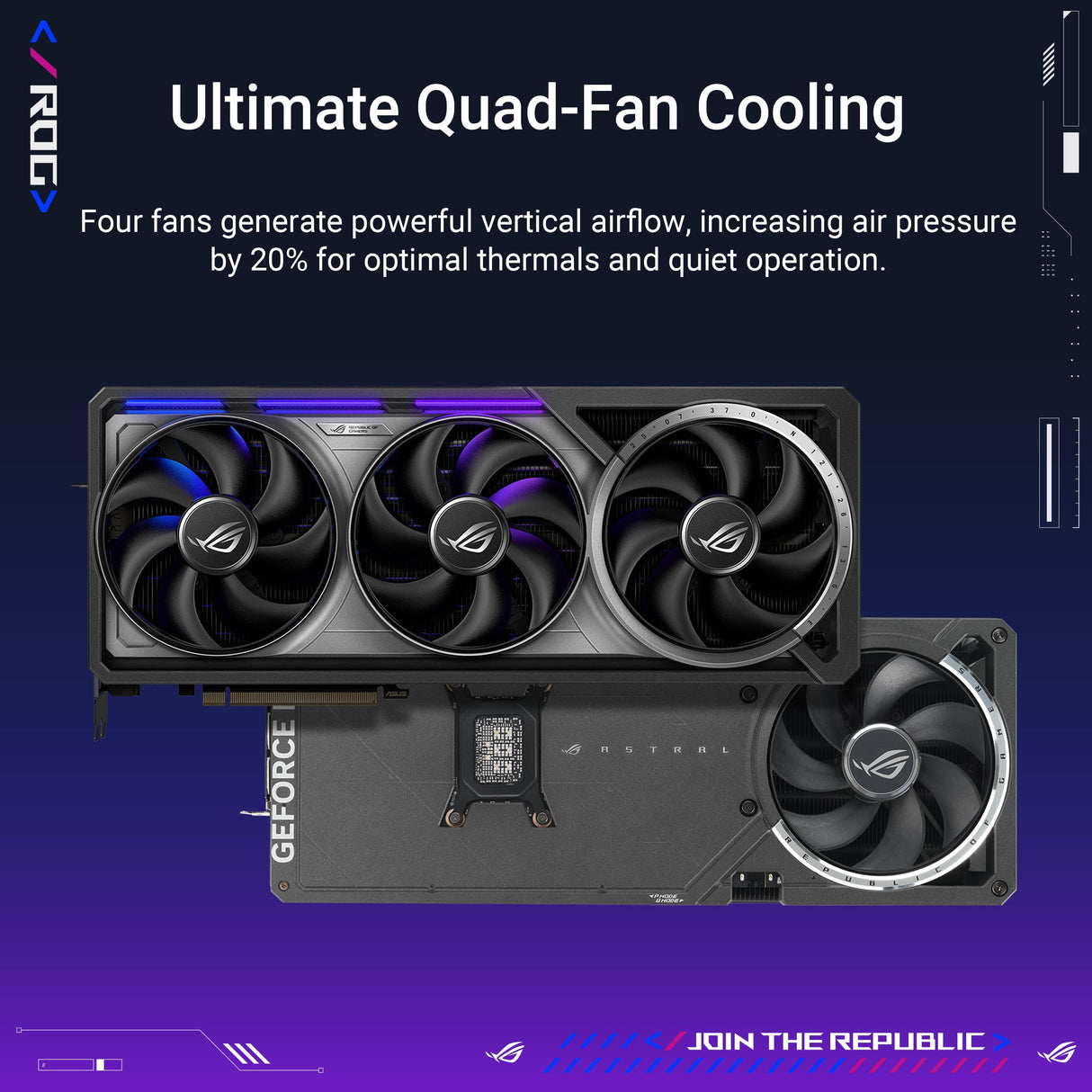 ASUS ROG Astral GeForce RTX 5080 OC Edition Tarjeta gráfica Gaming (PCIe 5.0, 16GB GDDR7, HDMI/DP 2.1, 3.8 Ranuras, 4 Ventiladores, Axial-Tech, cámara de Vapor)