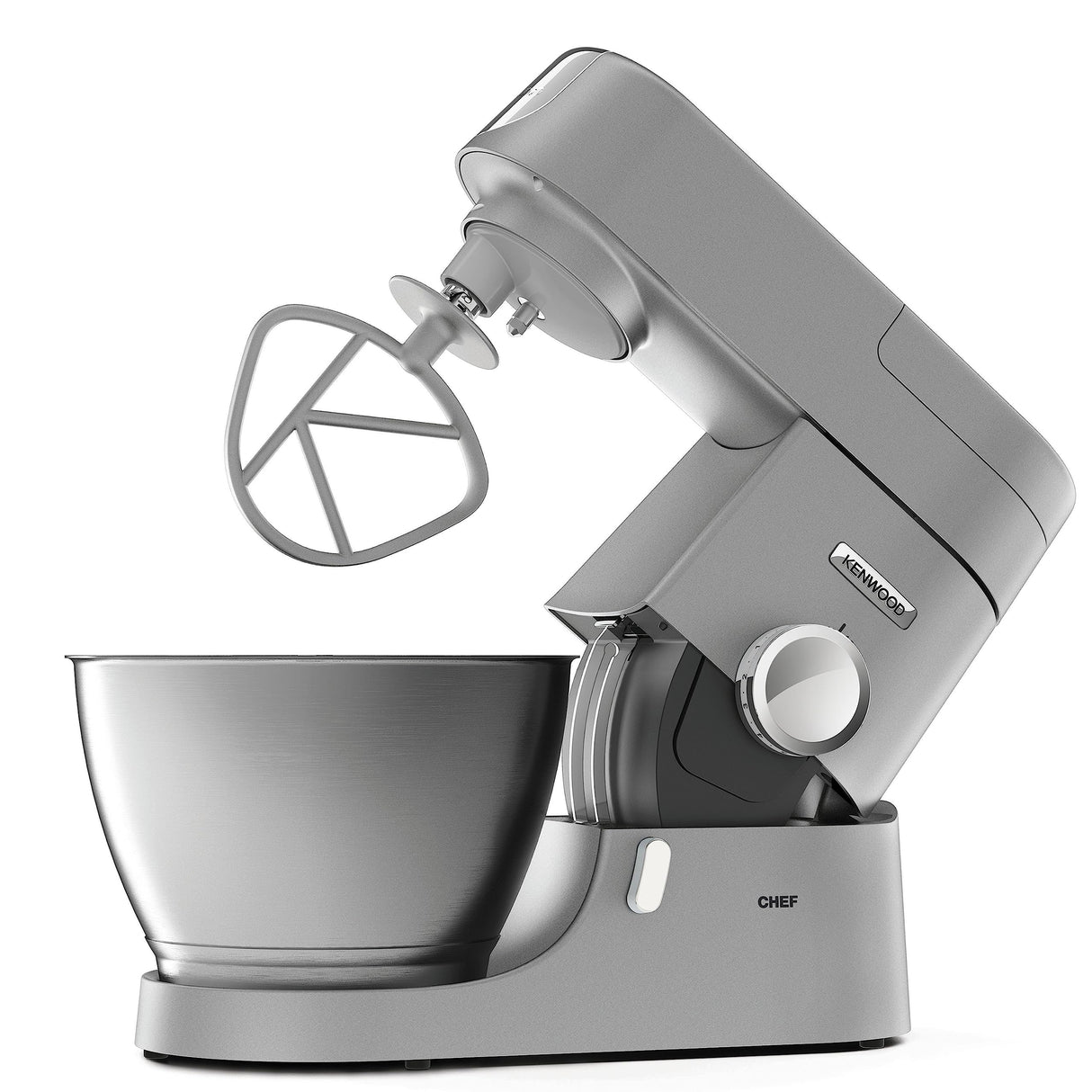 Kenwood KVC3100S - Máquina de cocina con movimiento planetario Base, licuadora y trituradora de carne plateado