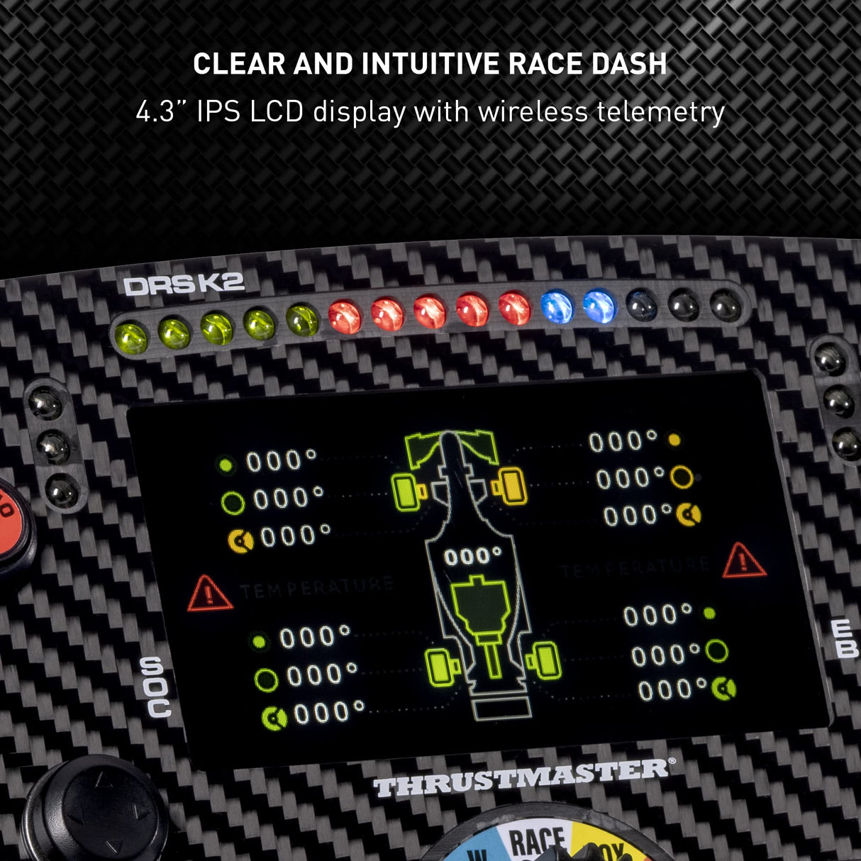 Thrustmaster Formula Wheel Add-On Ferrari SF1000 Edition, Volante Réplica, PC, PS4, PS5, Xbox One y Series X|S - con Licencia de Ferrari