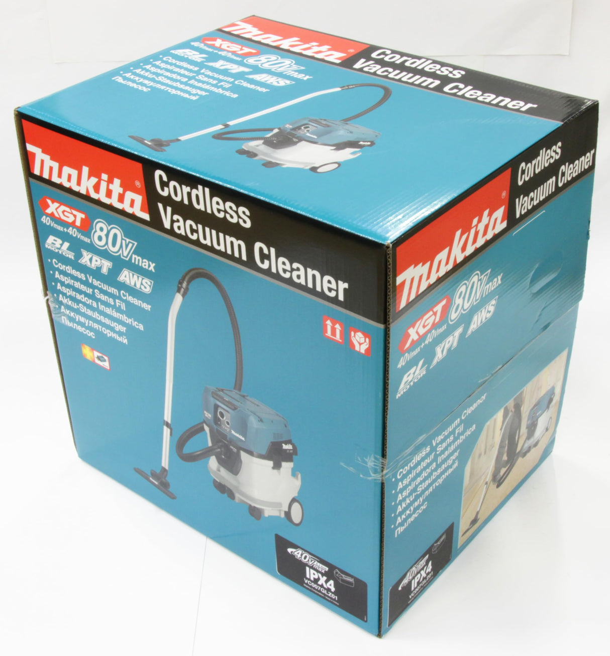 Makita VC007GLZ01 - Aspiradora inalámbrica Clase L, 40 l, 40 V, máx. (sin batería, sin Cargador)