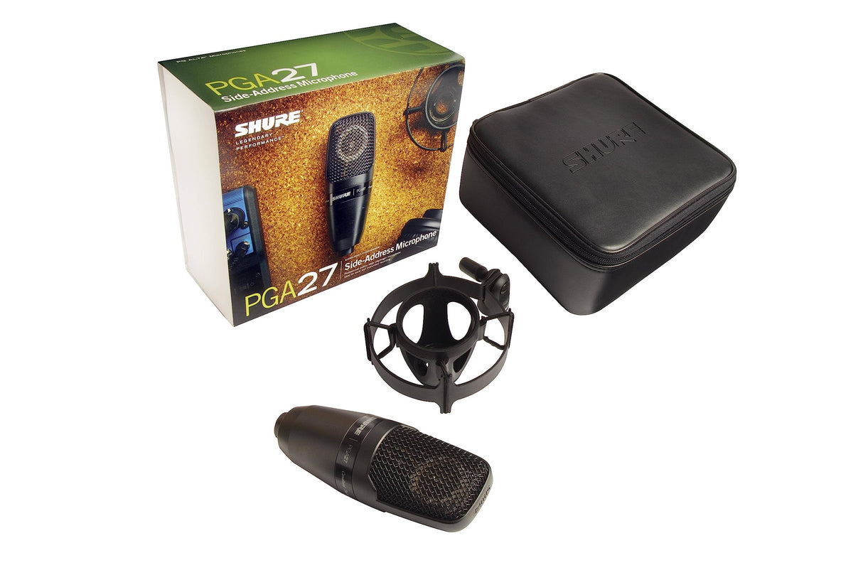 SHURE PGA27-LC - Micrófono de Condensador Cardioide, color Negro