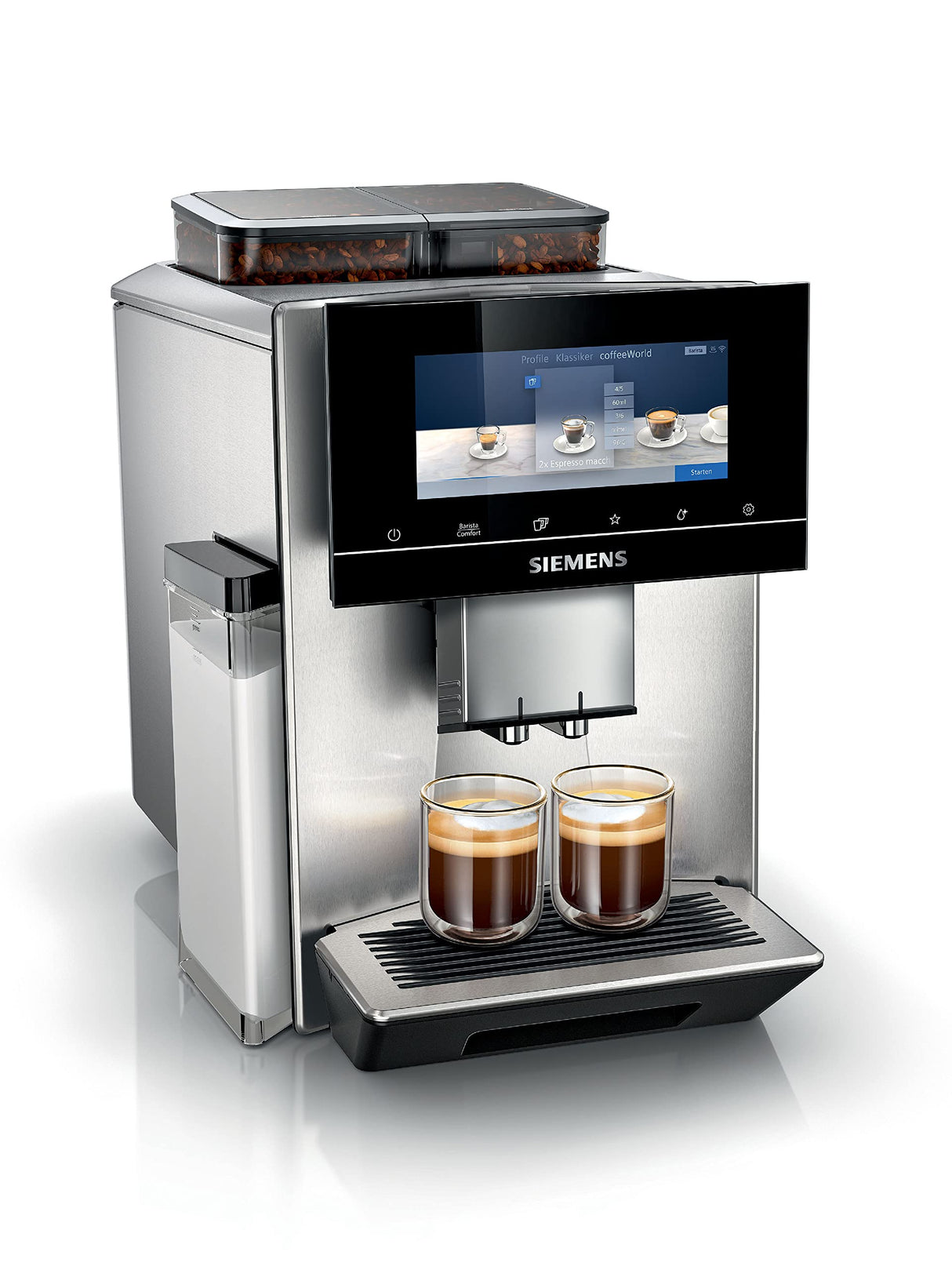 SIEMENS TQ907D03 Cafetera 1500, Plata, 47 x 31,5 x 39,2 cm