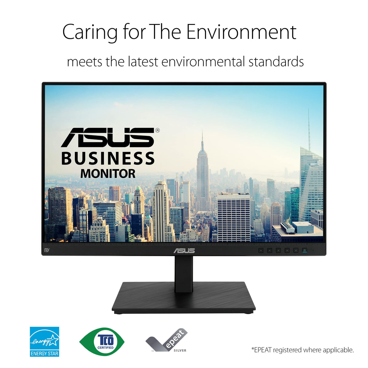 ASUS BE24ECSBT - Monitor Multitáctil de 24 Pulgadas, FHD, Multitáctil de 10 Puntos, IPS, USB-C, HDMI, DisplayPort Daisy Chain, Soporte Ergonómico, Eye Care, Baja Luz Azul, Montable en Pared