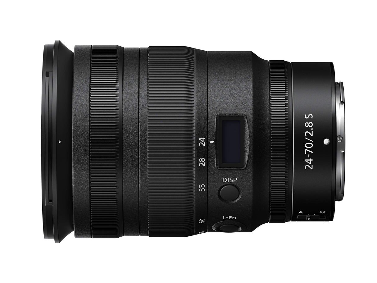 Nikon Objetivo Nikkor Z 24-70 mm f/2.8 S, para Nikon Z Serie S Zoom Estándar, Profesional, Negro