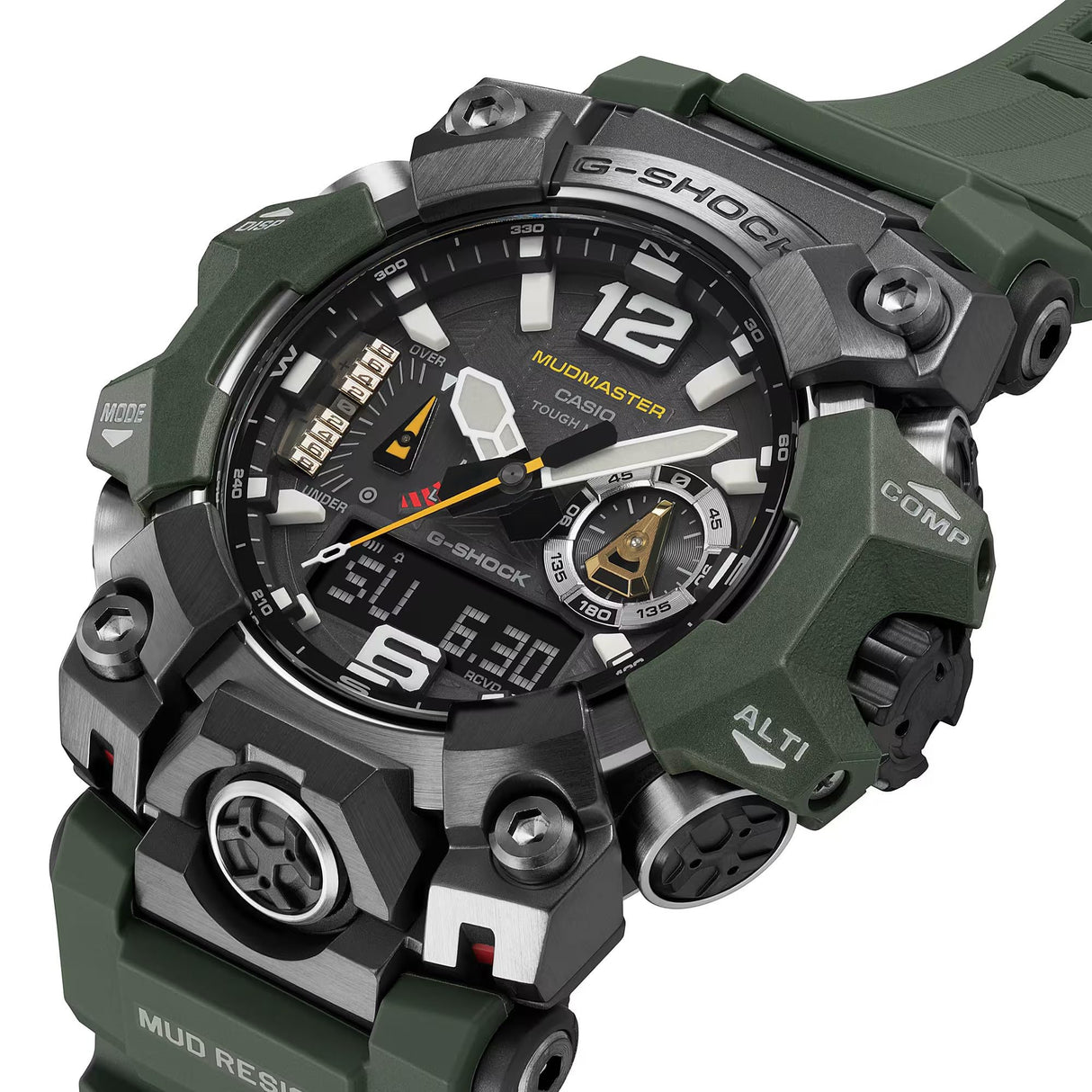 CASIO Reloj Hombres de Cuarzo con Correa en Acero Inoxidable GWG-B1000-3AER