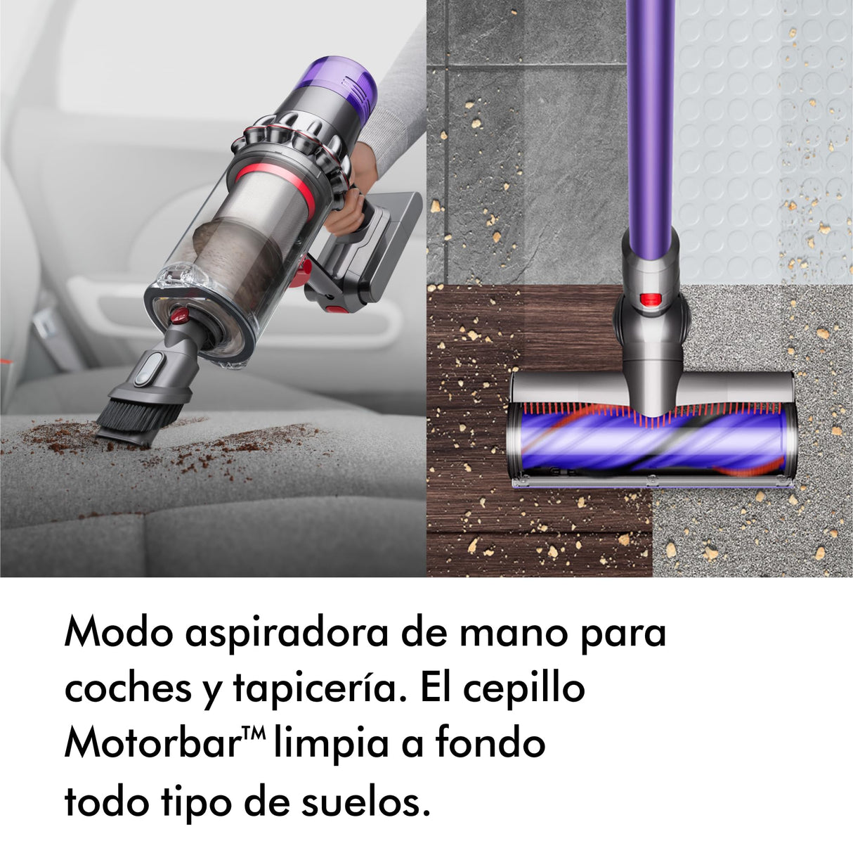 Dyson V11 Advanced Aspiradora Vertical sin Cable (níquel/Morado)