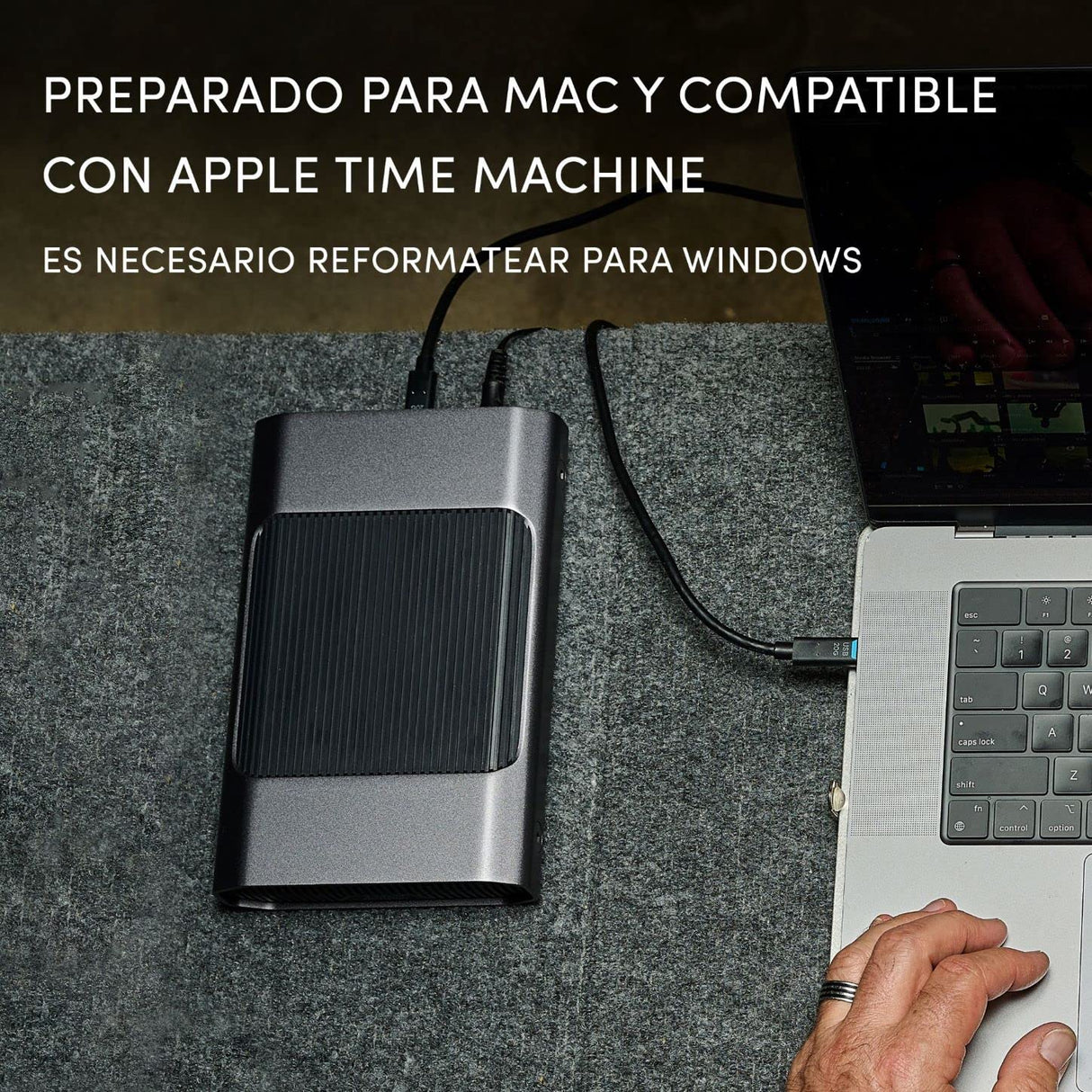 SanDisk Professional G-Drive 22 TB,- Disco Duro de Escritorio de Clase empresarial de 22 TB, hasta 280 MB/s USB-C (5 Gbps), USB3.2 Gen 1