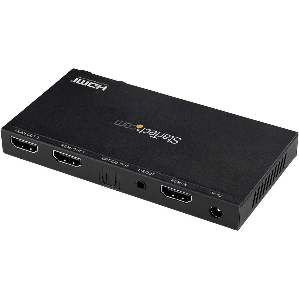 Divisor HDMI de 2 Puertos - 4K 60Hz con Escalador Incorporado - HDCP 2.2 - con Emulación EDID - Sonido Envolvente 7.1 (ST122HD20S)