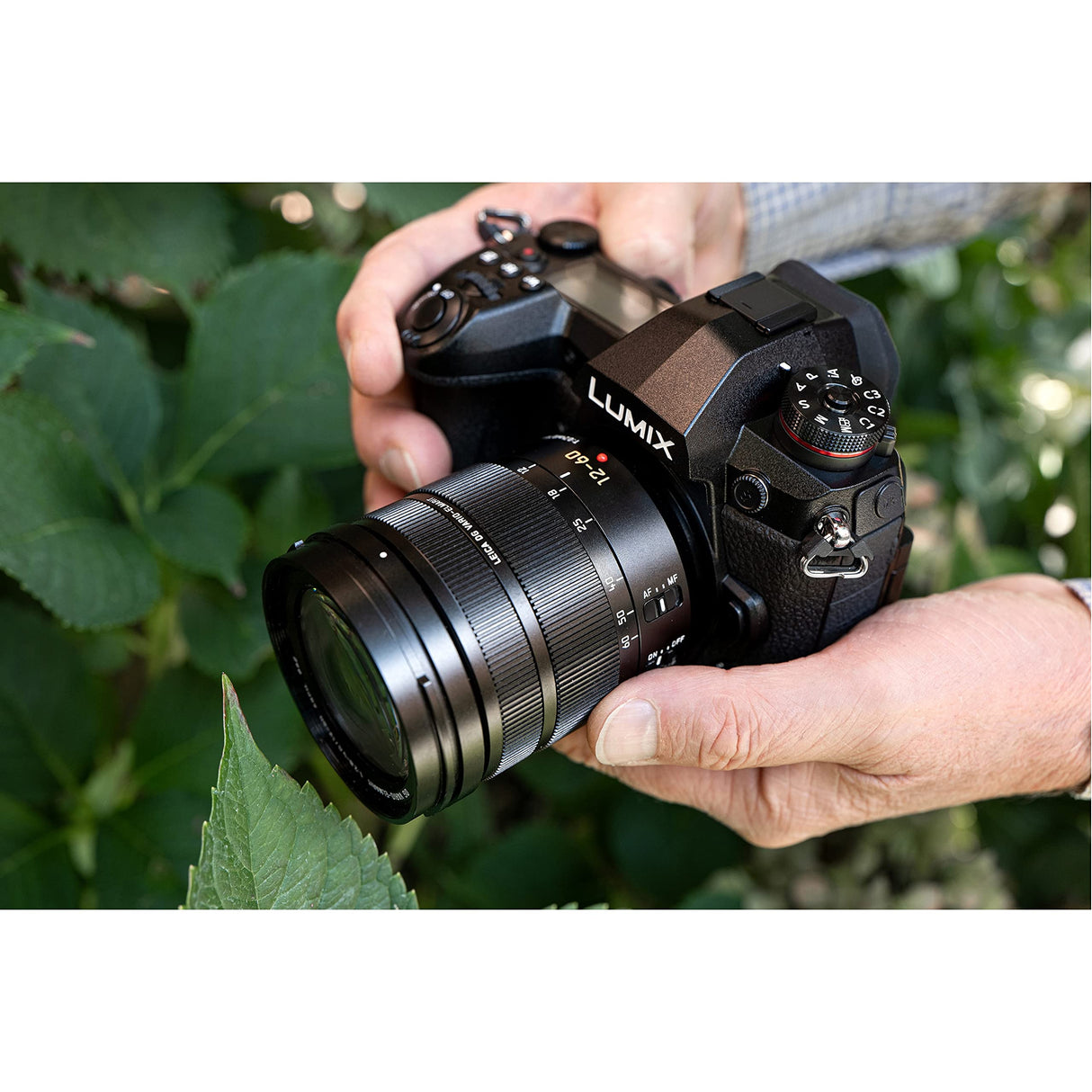 Panasonic LEICA DG VARIO-ELMARIT H-ES12060 - Objetivo Zoom estándar para cámaras de montura M4/3 (Focal 12-60 mm, F2.8-F4, lentes asféricas, tamaño filtro 62 mm, POWER O.I.S), negro