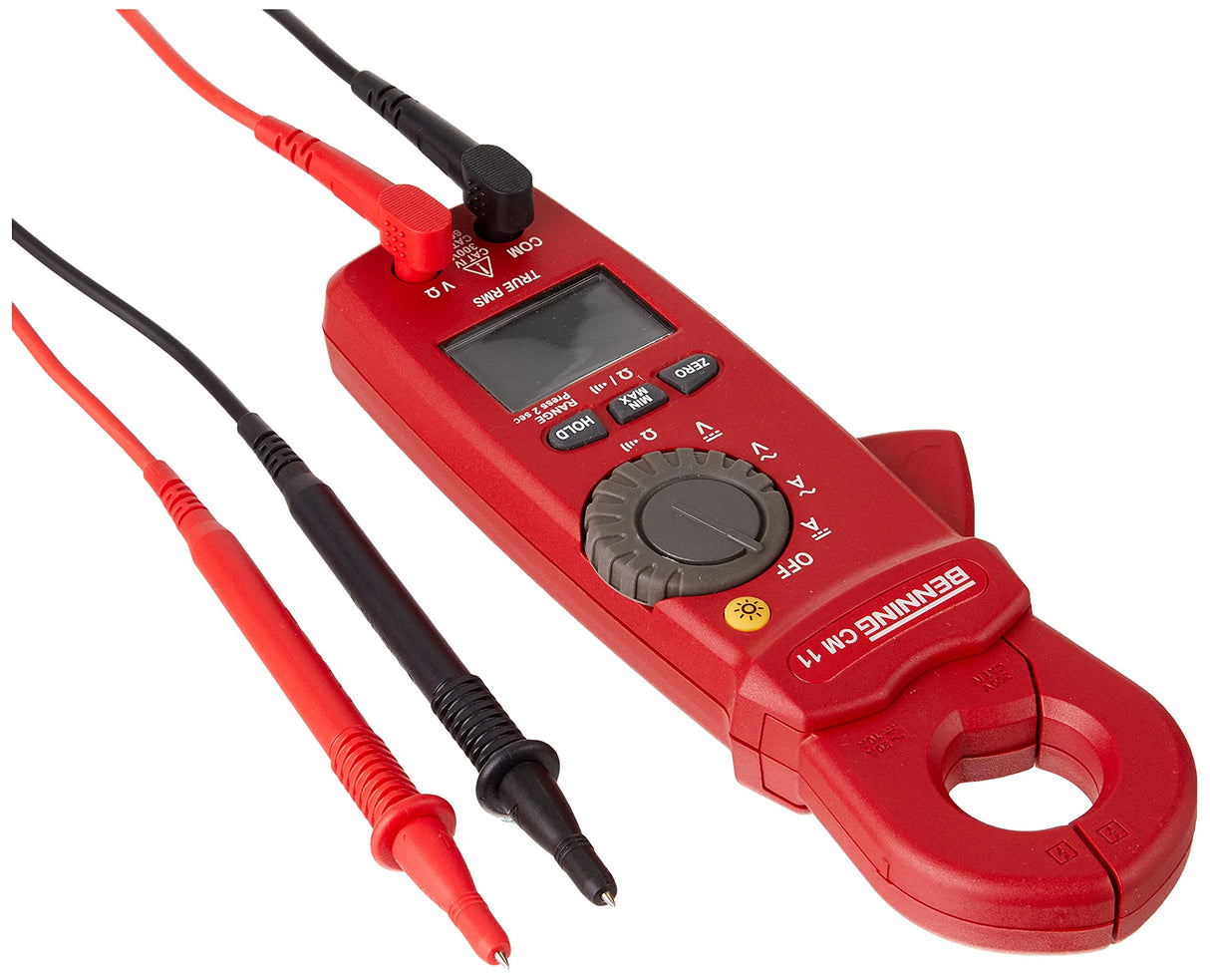 Benning CM 11 True RMS Multímetro con abrazadera de corriente miliamperios, 044067