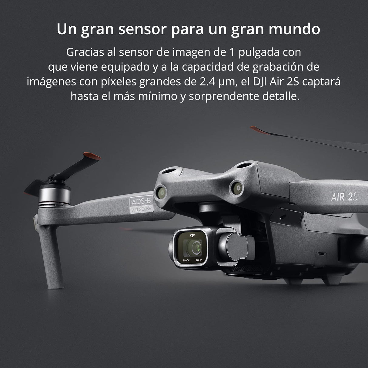 DJI Air 2S Worry-Free Fly More Combo Drone Quadcopter, Gimbal a 3 Assi con Fotocamera, Video 5.4K, Sensore CMOS 1”, MasterShots, Offre Due Sostituzioni in un Anno, Copre Diversi Tipi di Incidenti