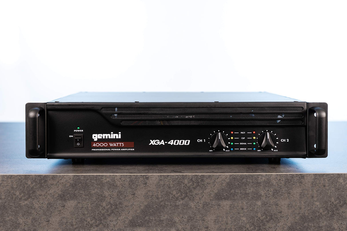 Gemini XGA-4000 Amplificador PA puenteable Limitador 4000W