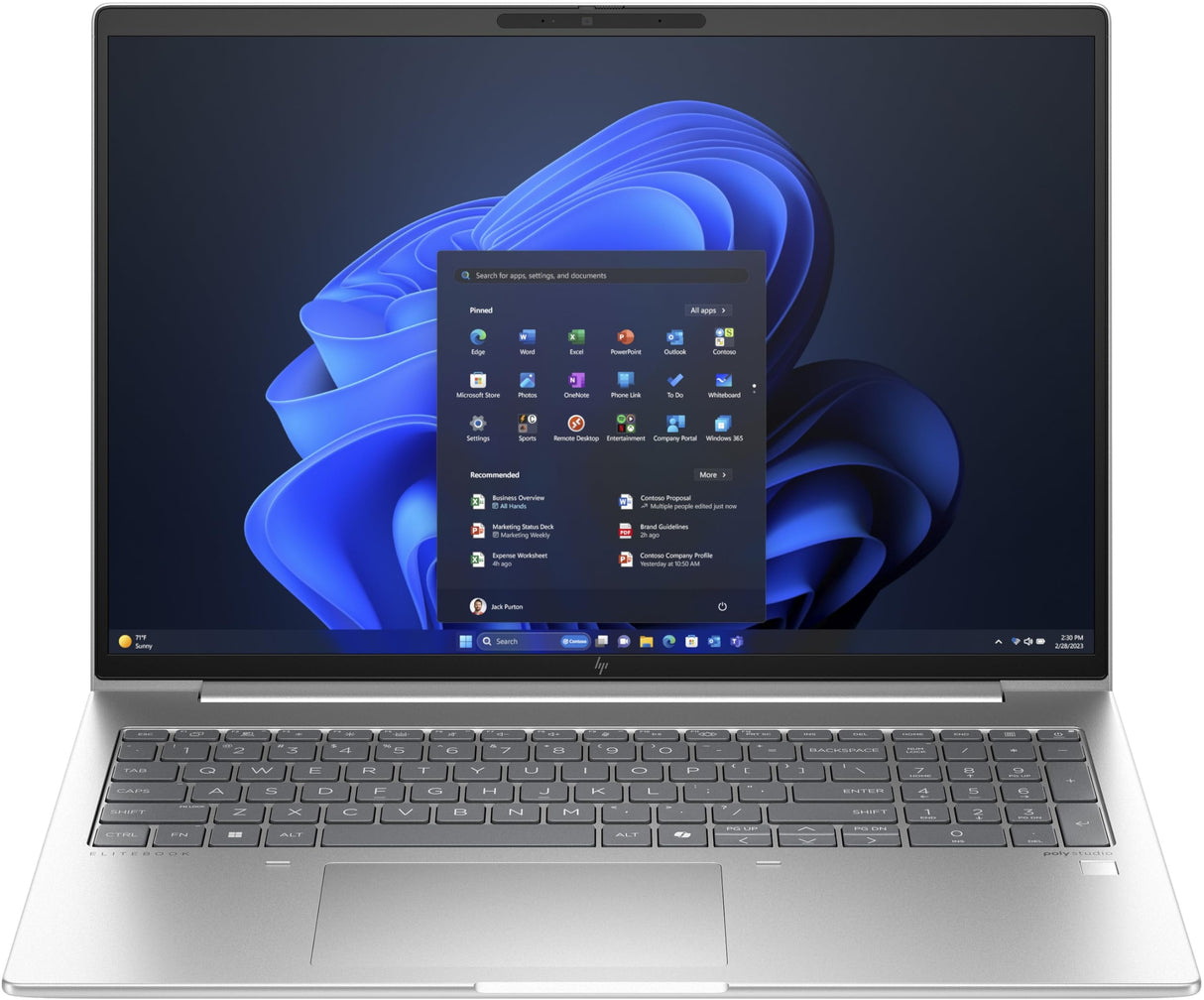 EliteBook 665 G11 (9C0H5EA) (silber, Windows 11 Pro 64-Bit, 40.6 cm (16 Zoll), 256 GB SSD)