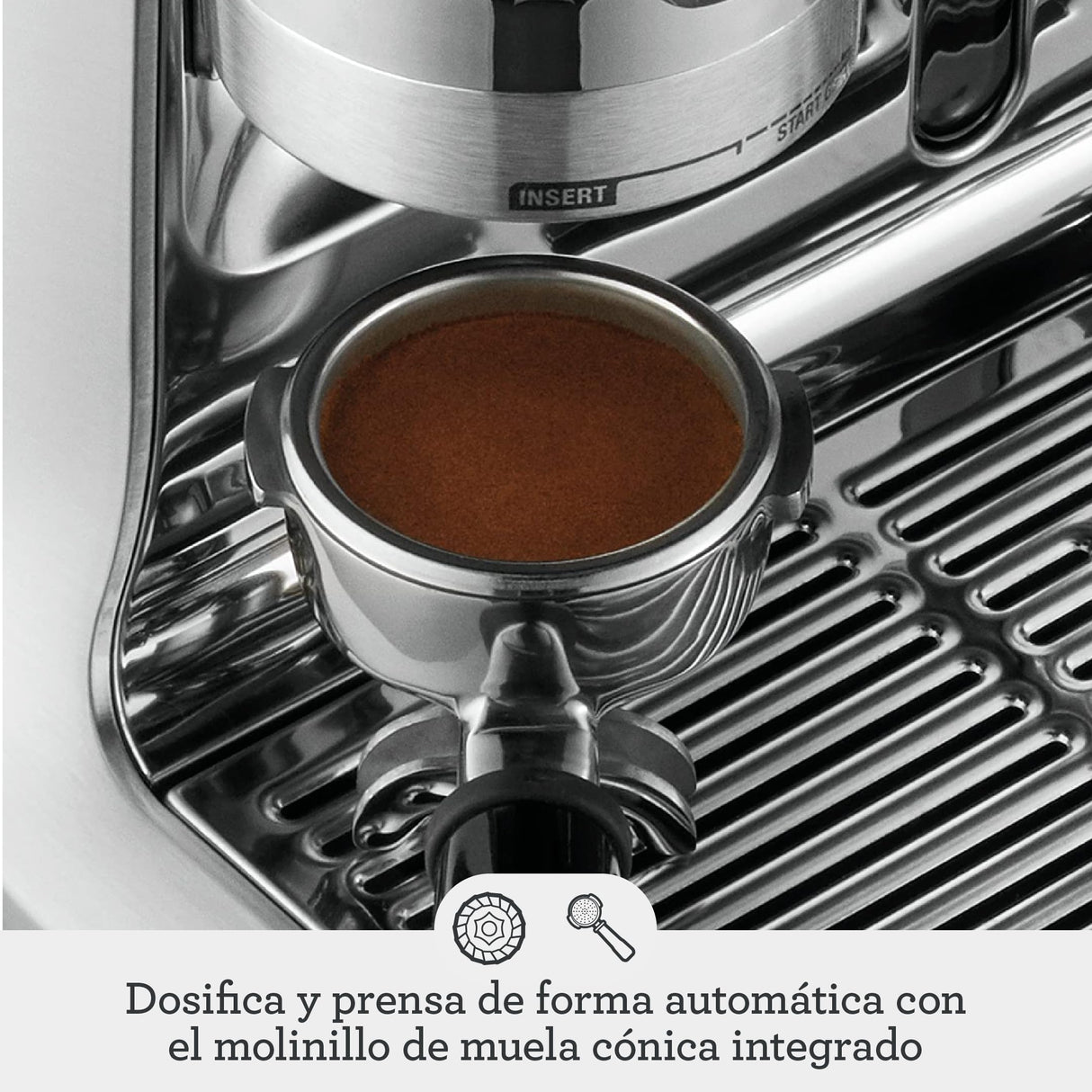 Sage Oracle - Cafetera Profesional con Espumador de Leche Automático, Trufa Negra