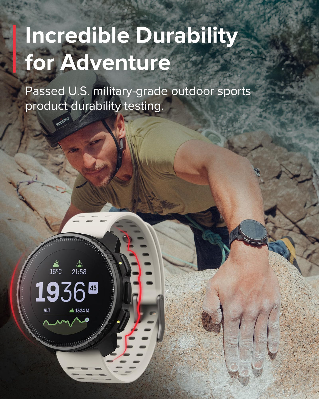 SUUNTO Vertical Reloj Deportivo - Smartwatch GPS, GPS de Doble Frecuencia, Mapas sin Conexión Gratuitos, Autonomía de hasta 50 Días, Carcasa Resistente Militarmente, Resistente al Agua hasta 100m