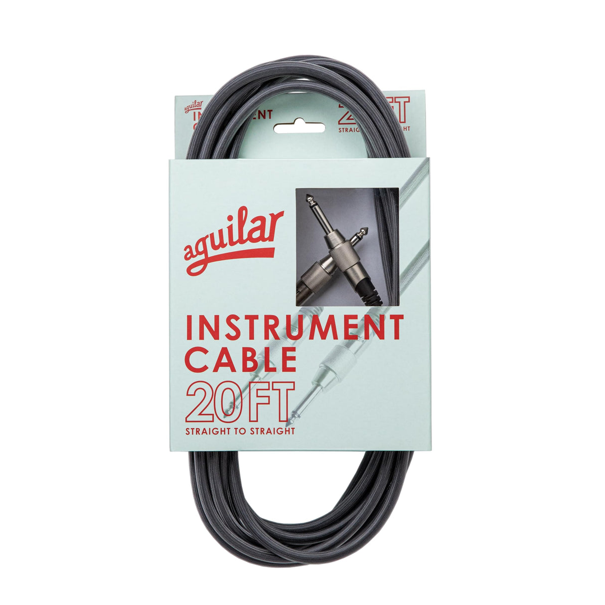 Aguilar, MAG AGINST20SS| Cable de bajo de 6 m con conectores Neutrik rectos | Sonido cristalino y máxima fiabilidad
