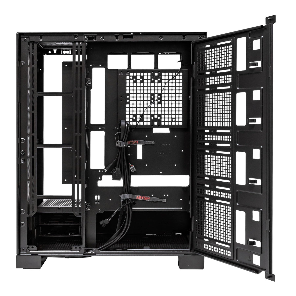 ABYSM Gaming Caja E-ATX AI Pro 100 Workstation con Altura para Disipador de 180 mm y Tarjetas Gráficas de hasta 420 mm