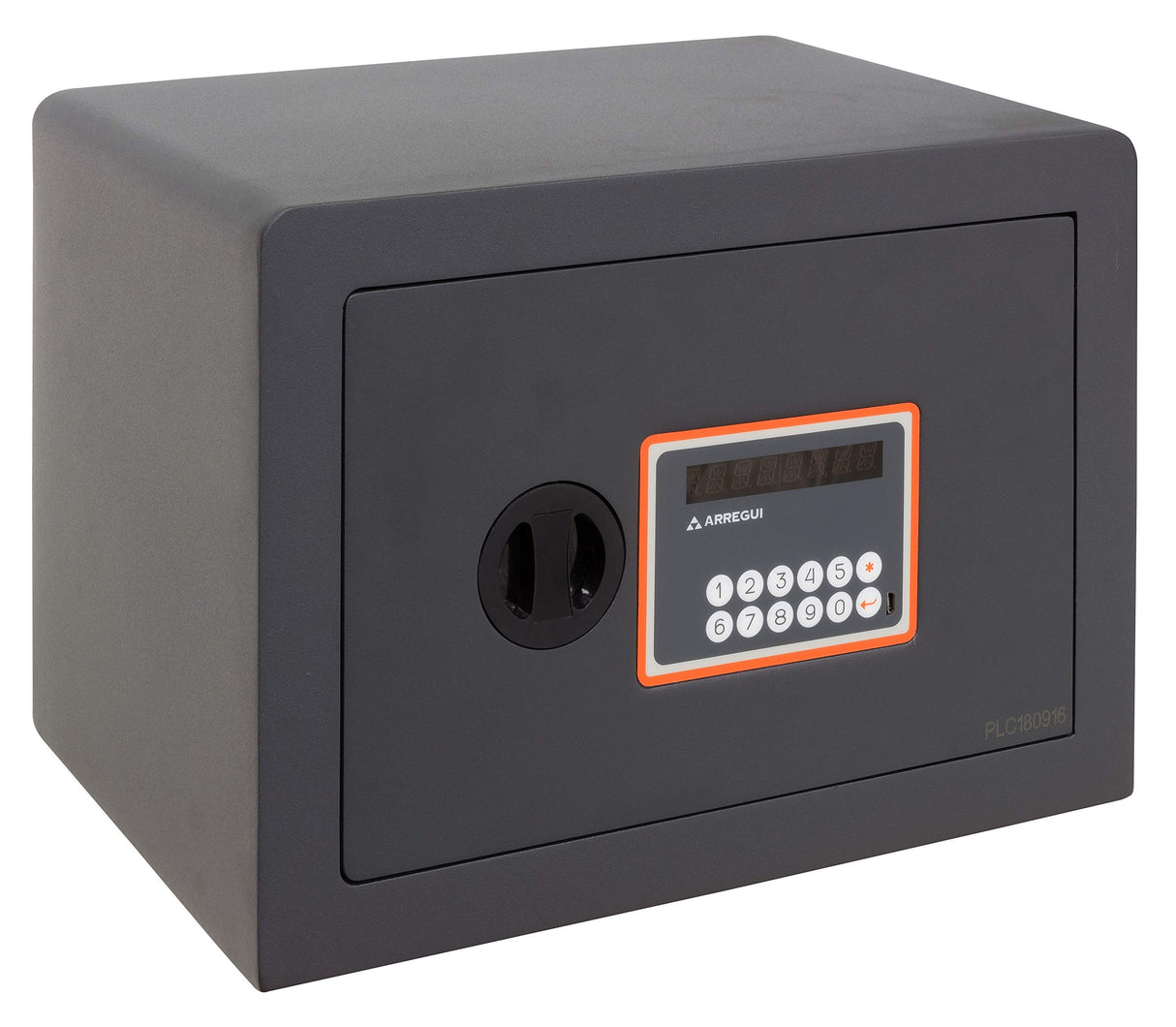 Arregui 180120 Fuerte de Acero Apertura Electronica de codigo | Caja para casa y Negocio, fácil de Usar, Alto Nivel de Seguridad, 25 x 35 x 25 cm