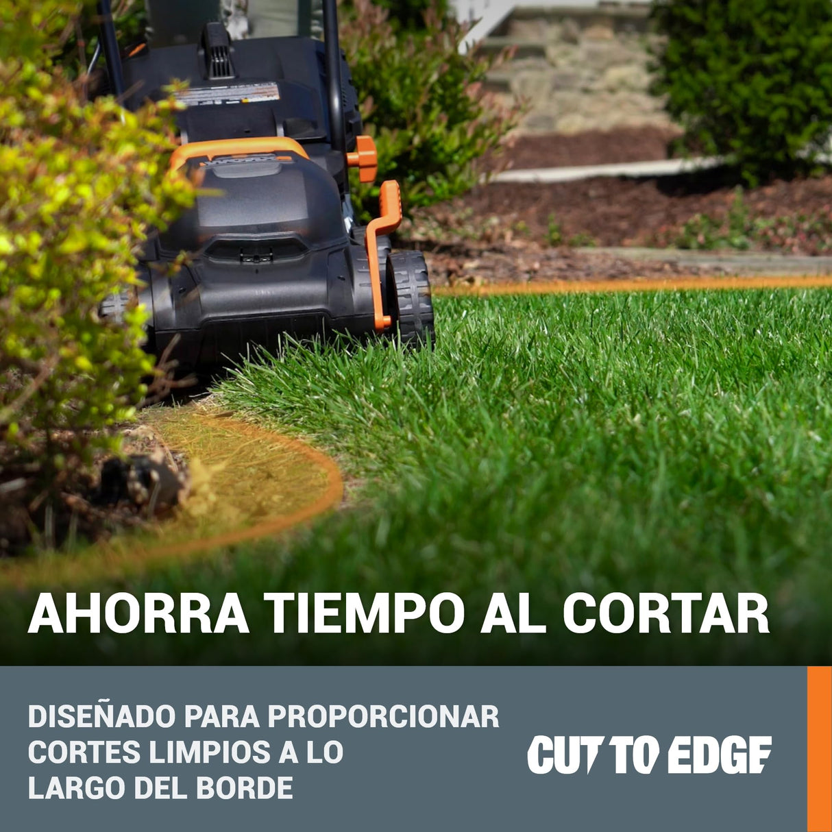 WORX WG779E.1 Cortacésped 34cm 40V (220V) 4.0Ah, Negro