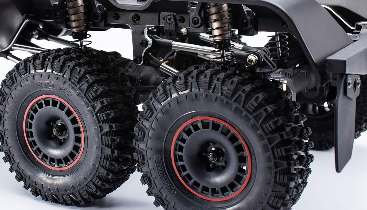 Amewi 22555 AMXRock RCX10.3B Scale Crawler 6x6 Pick-Up 1:10 ARTRgris