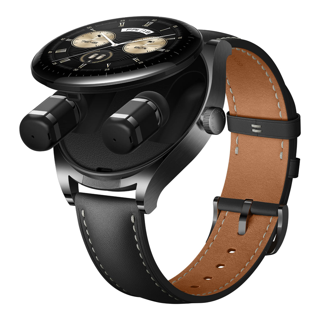 HUAWEI Watch Buds - Reloj Inteligente, Auriculares y Reloj Inteligente en uno, cancelación de Ruido AI e IA para Llamadas, Compatible con Android e iOS, versión Internacional de Modelo Global de la