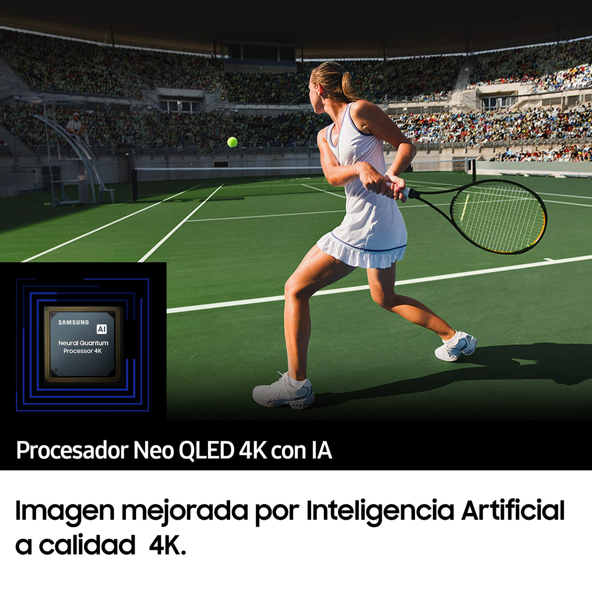 SAMSUNG TV Neo QLED 4K 2023 75QN86C Smart TV de 75" con Quantum Matrix Technology, Procesador Neo QLED 4K con IA, Neo Quantum HDR, 60W con Dolby Atmos® y Smart Powered by Tizen