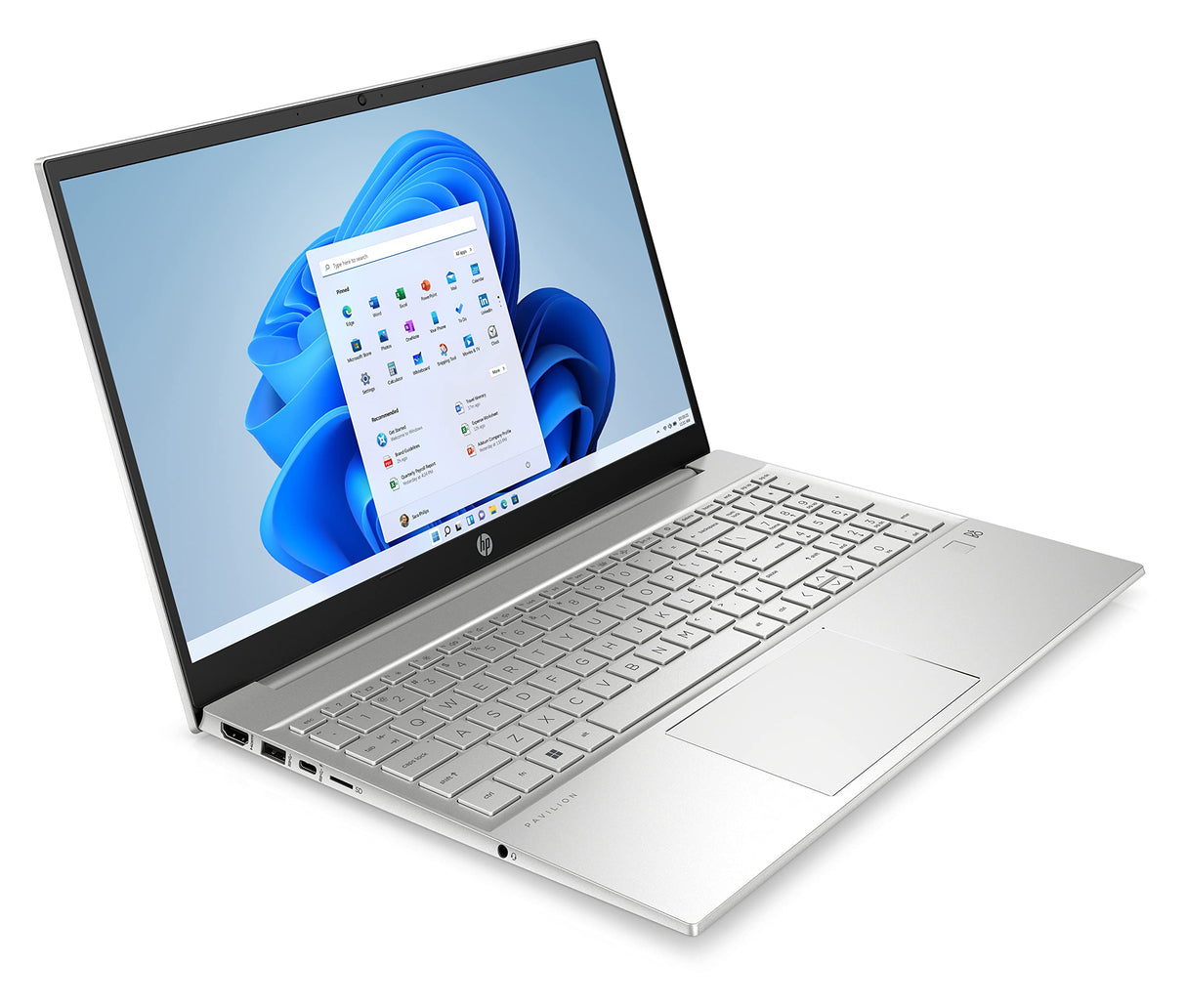 HP Pavilon 15-eg3004ns - Ordenador portátil de 15.6" Full HD (Intel Core i5-1335U, 16GB RAM, 512GB SSD, Intel Iris Xe Graphics, Windows 11 Home) Silver - Teclado QWERTY Español