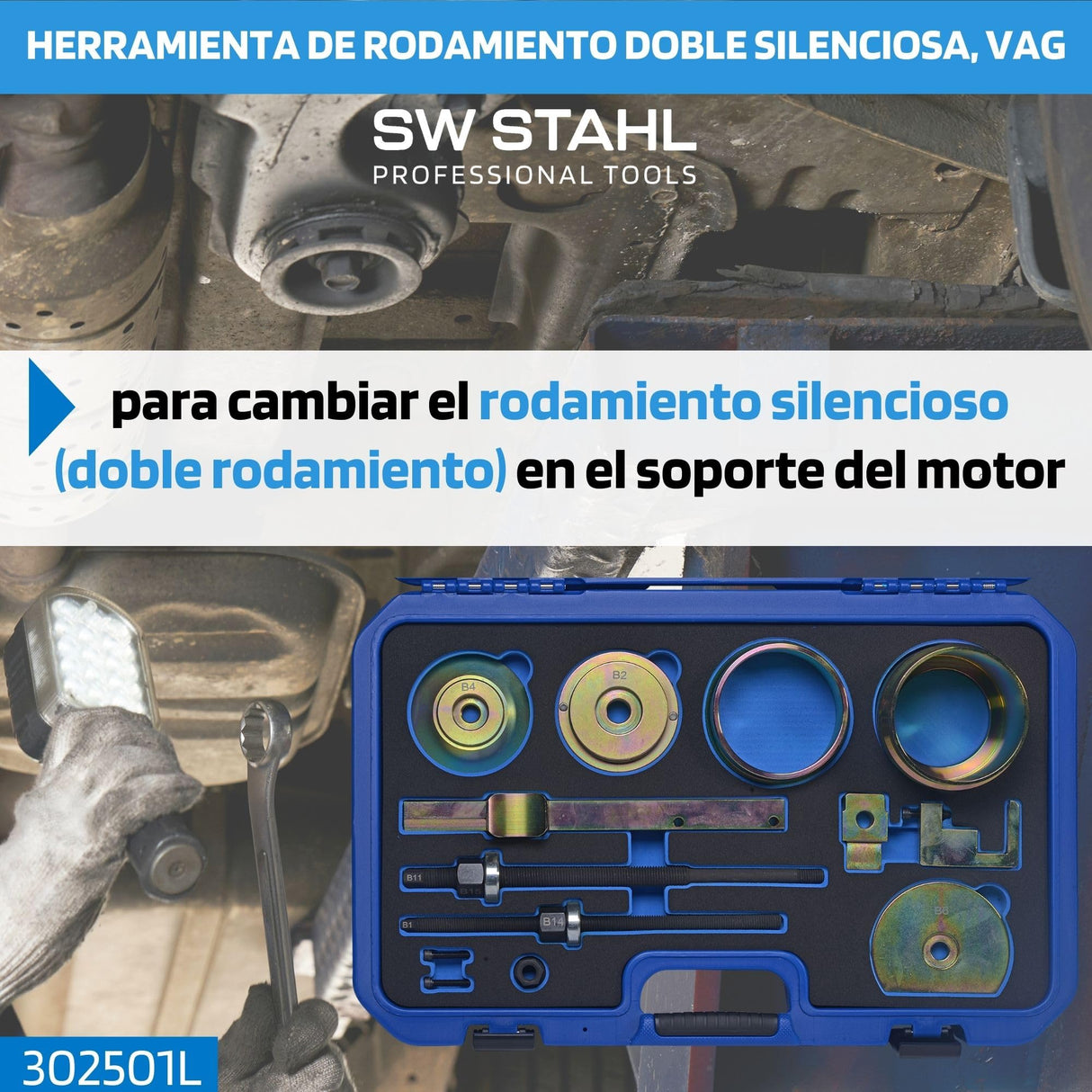 SW-Stahl - 302501l sw-Acero Completa Herramienta de vag