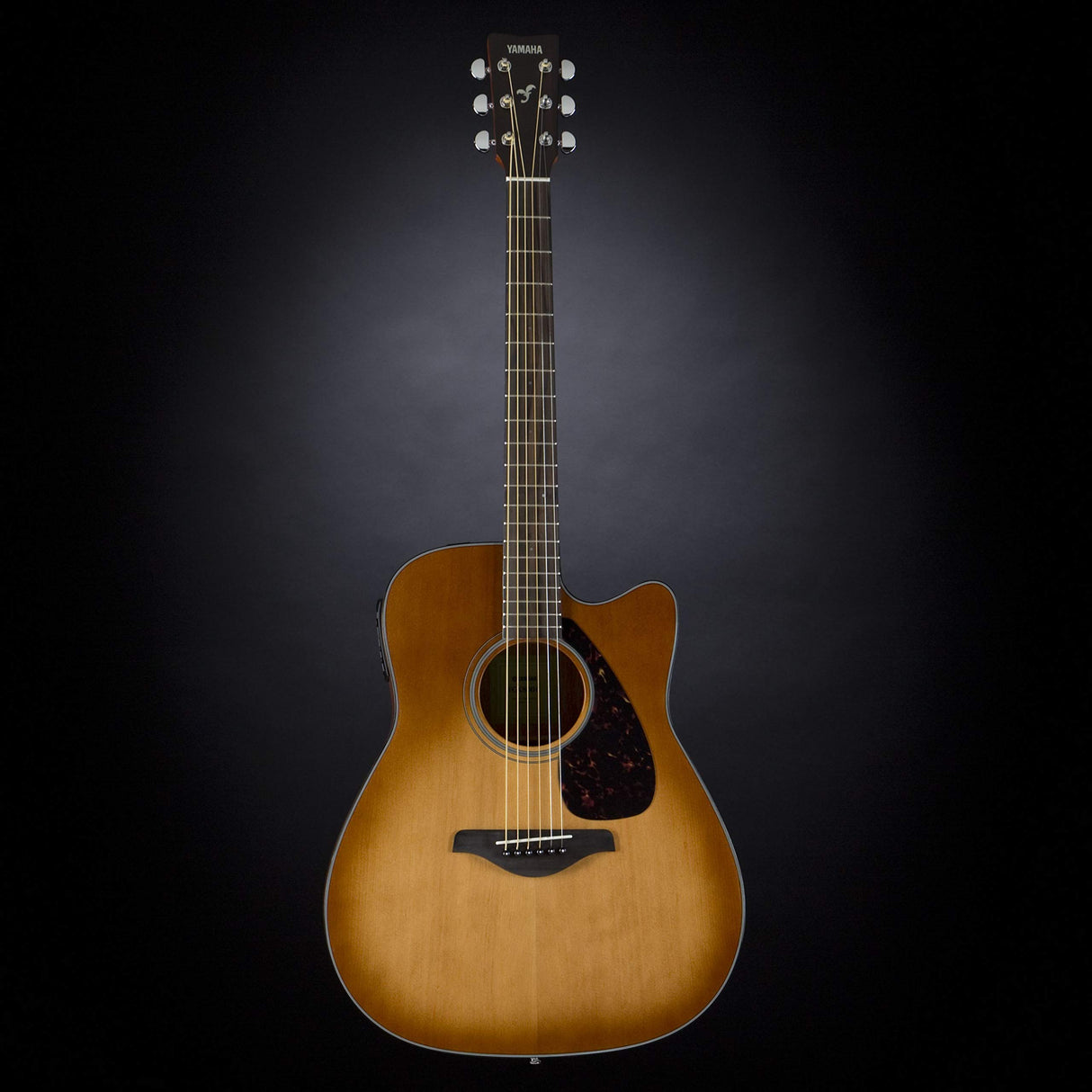 YAMAHA FGX800C - Guitarra eléctrica acústica, Marrón (Sand Burst)