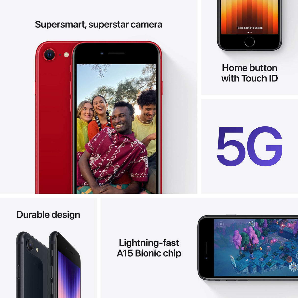 o2-Aktion Apple iPhone SE 64GB mitternacht (3. Gen)