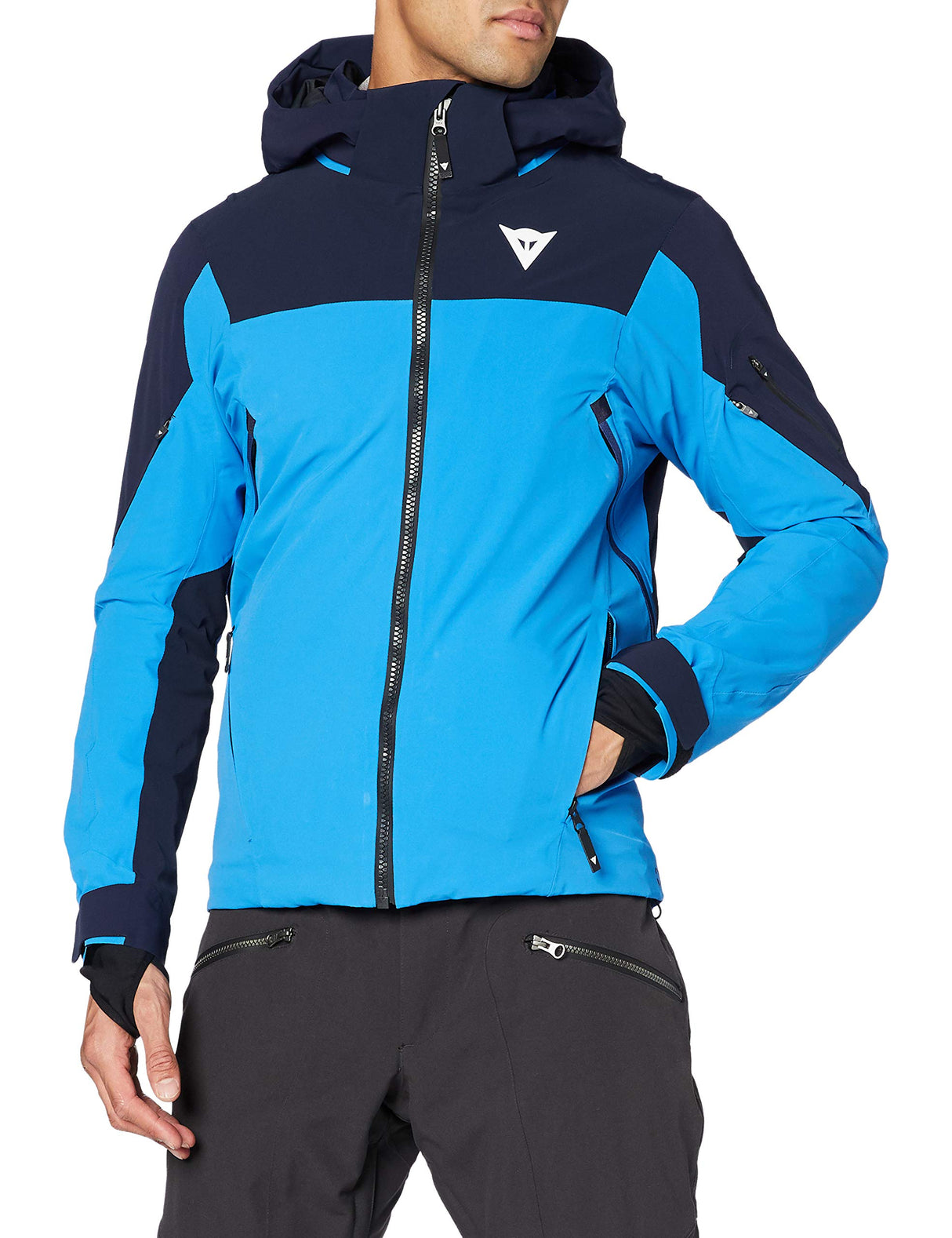 Dainese Chaqueta de esquí Hp1 M1, Hombre, Asterblau/Iris Schwarz, S
