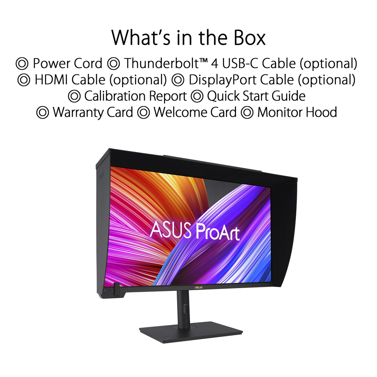 ASUS ProArt Display PA32UCXR - Monitor Profesional de 32", 4K UHD (3840 x 2160), Mini-LED, 99% Adobe RGB, 97% DCI-P3, ΔE < 1, Thunderbolt 4, VESA DisplayHDR 1400, ColourSpace, Soporte ergonómico