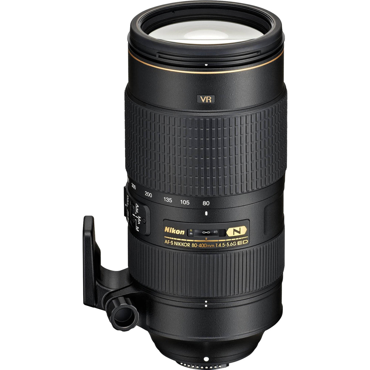 Nikon AF-S NIKKOR 80-400mm f/4.5-5.6G ED VR - Objetivo para nikon (Distancia Focal 80-400mm, Apertura f/4,5-5,6, Zoom óptico 5X, estabilizador de Imagen) Color Negro
