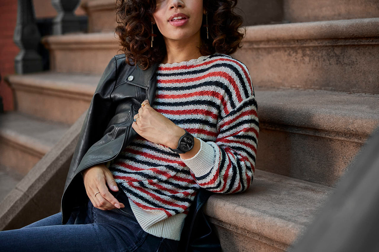 Garmin Unisex adulto Smatwatch-Monitor-Actividad, Negro, M