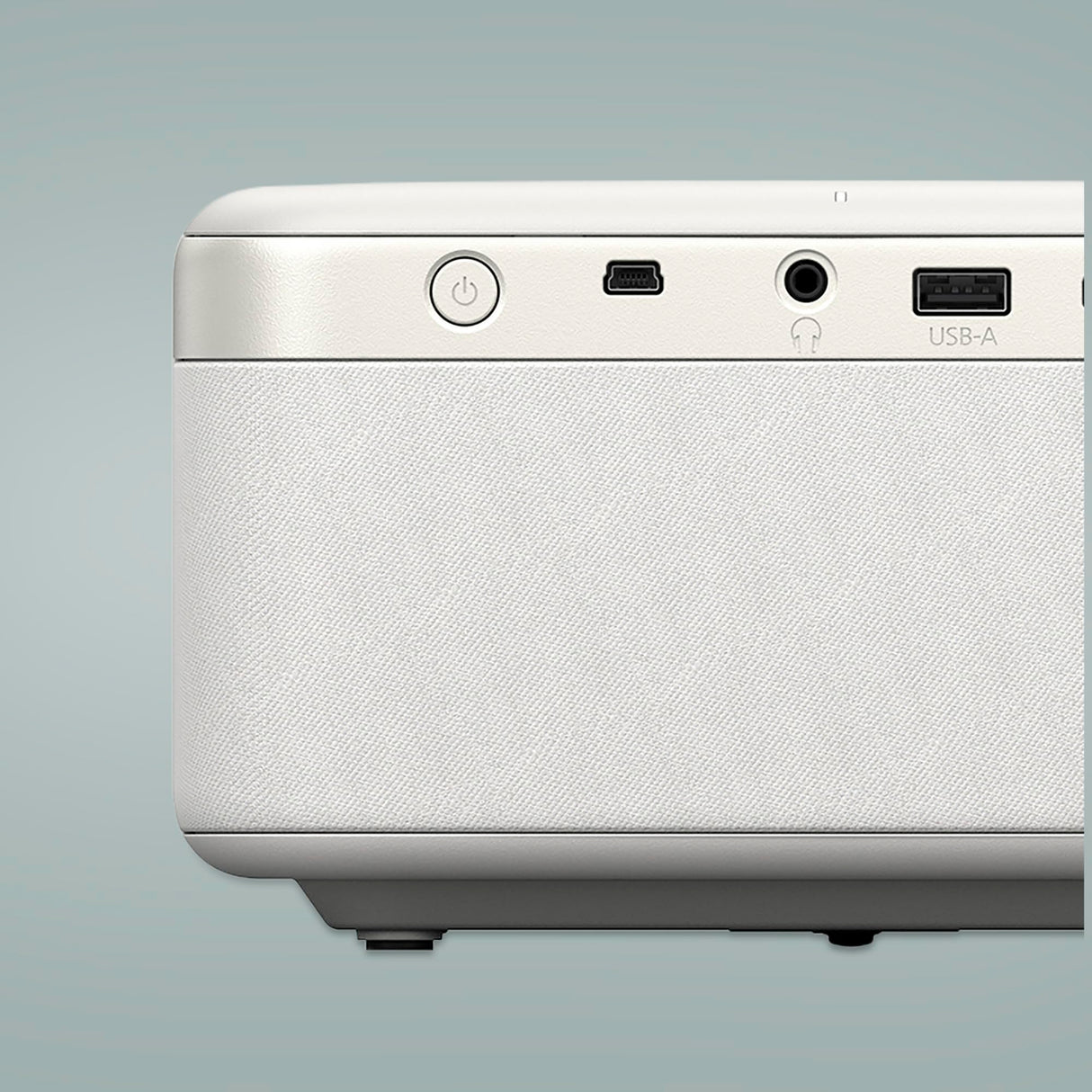 Epson EF-21W Mini Smart Laser Projector | Proyector Portátil Full HD, 1920 x 1080p, Altavoz Bluetooth de 5W, Proyección a Pared, Suelo o Techo, 1000 Lúmenes, Google TV | 150", Blanco