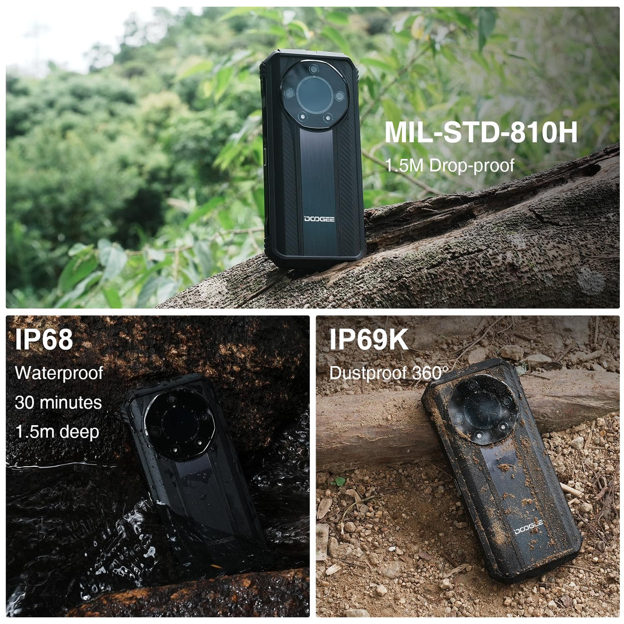 Doogee S110 12GB/256GB Negro - Teléfono móvil Rugged Marca