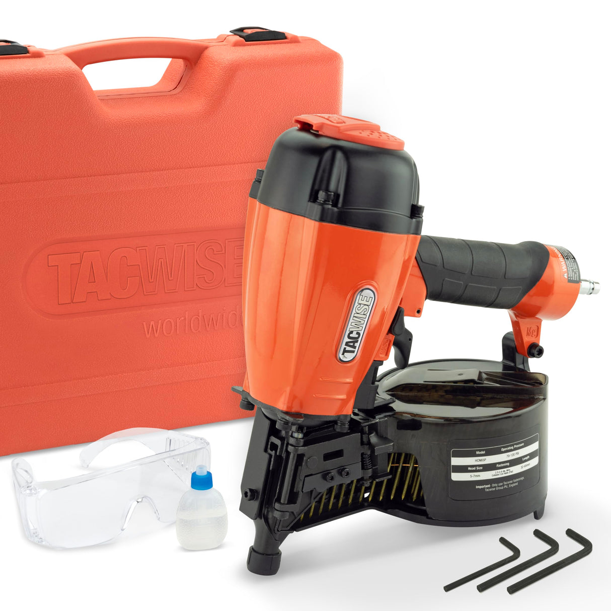 TACWISE Clavadora Neumática de Bobina 65mm (HCN65P)