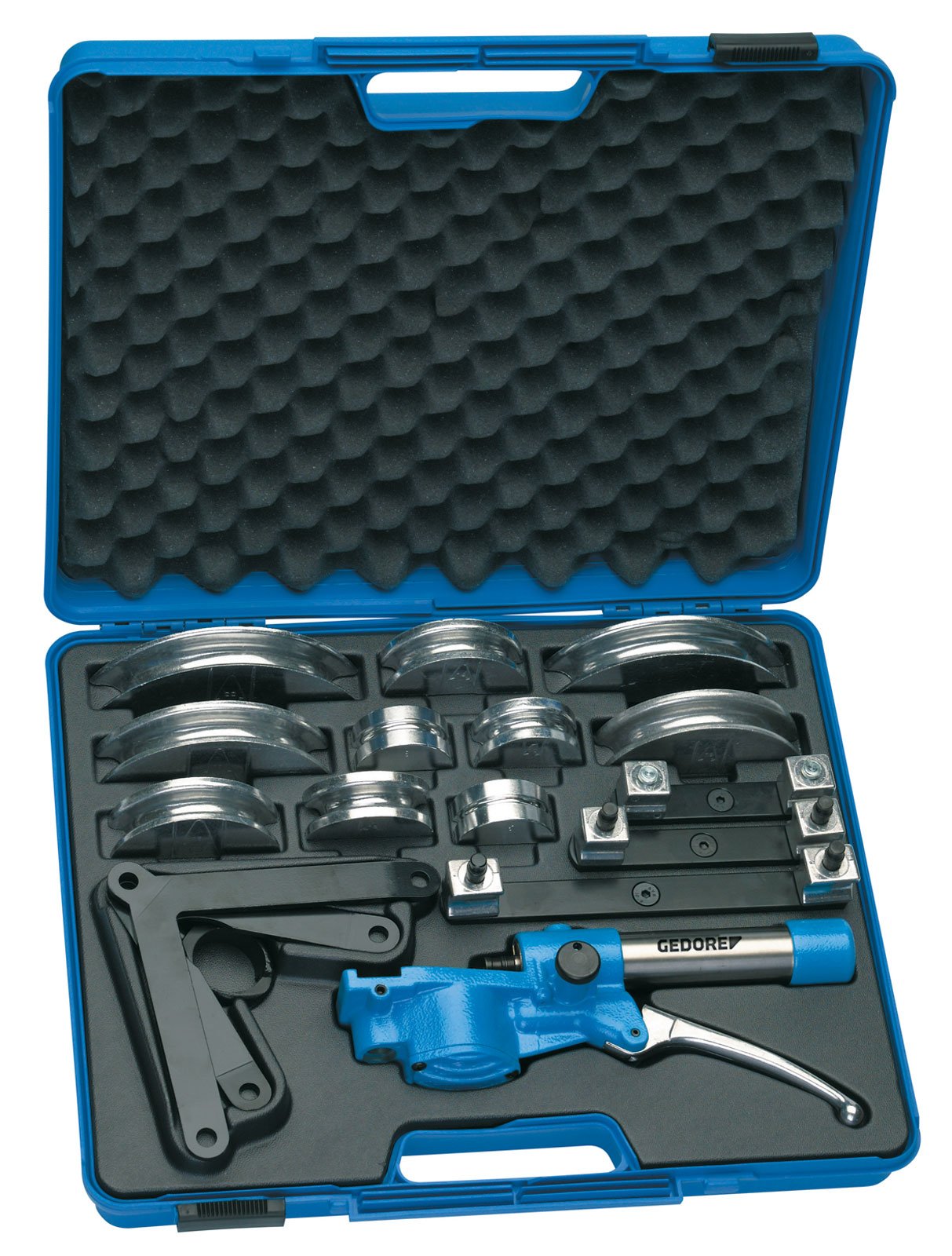 Gedore 245611 - Juego de curvatubos manual, hidráulico