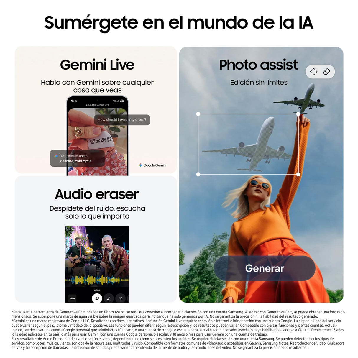 Samsung Galaxy S25 FE 256GB, Teléfono Móvil con IA, Marco Ligero 7,5mm, Pantalla FHD+ 6,7", Cámara 50MP, Exynos 2400, 8GB RAM, Garantía Fabricante 3 Años + 1 Año Extra, Blanco (Versión Española)